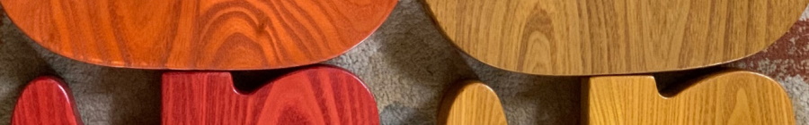 cherry red alder strat guitar body in truoil